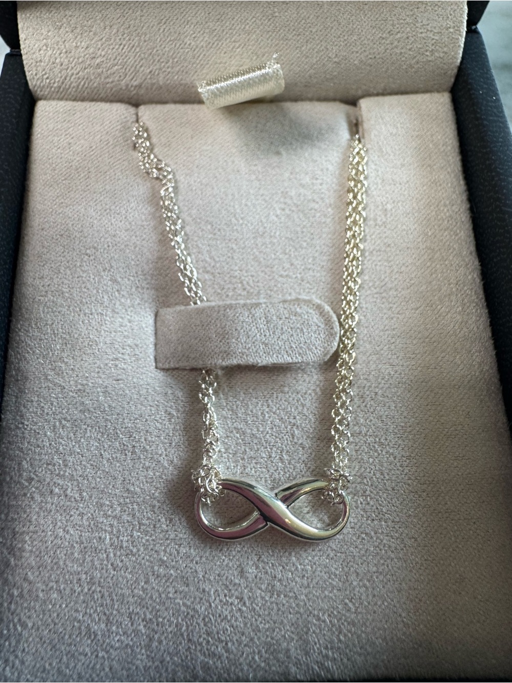 Blue Nile Infinity Pendant Necklace In Sterling Silver